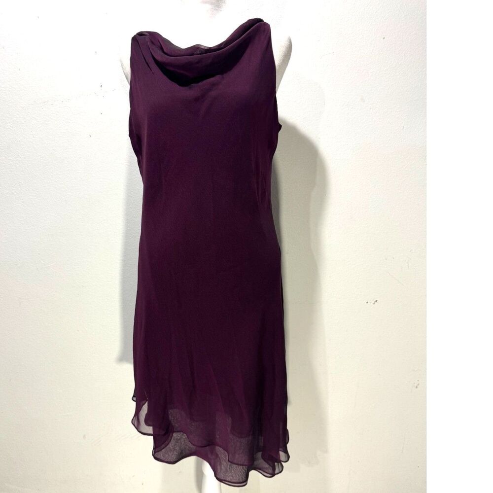 Virgo VTG Y2K dress fairy asymmetric hem purple whimsy goth festive women S